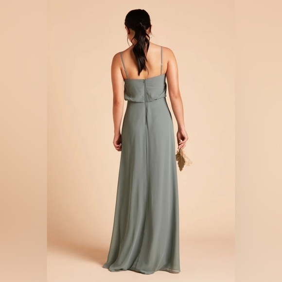 NWT Birdy Grey Gwennie Dress in Chiffon Sea Glass - Picture 2 of 6